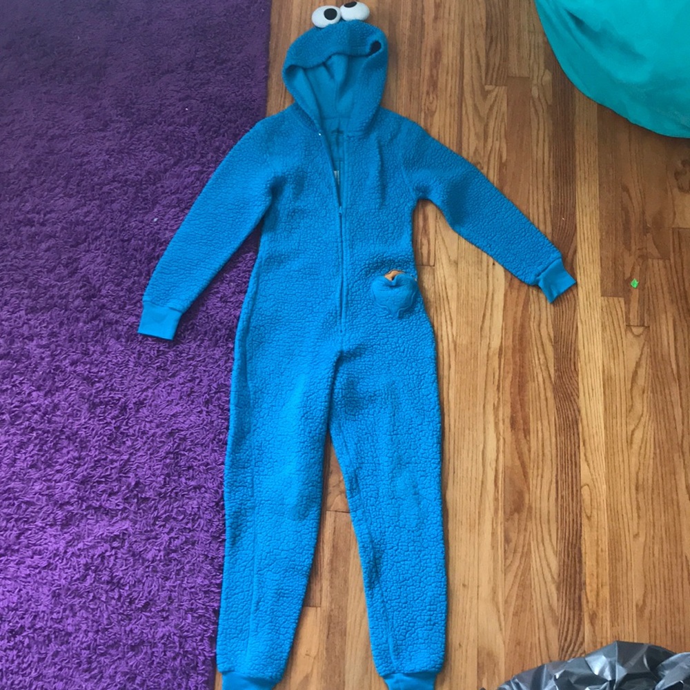 cookie monster onesie